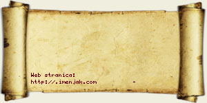 Omilj Božić vizit kartica